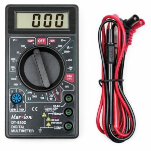 DT830D Buzzerlı Ölçü Aleti Siyah