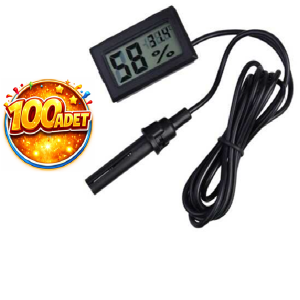 100 Adet Termometre - Nem Ölçer Problu 