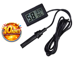 10 Adet Termometre - Nem Ölçer Problu 