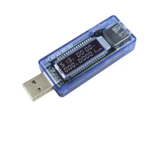 KWS-V20 Led Ekranlı Usb Voltmetre Ampermetre Usb Sarj ve Kapasite Cihazı - (4-20V, 0-3A, 0-99H, 0-99999mAh)