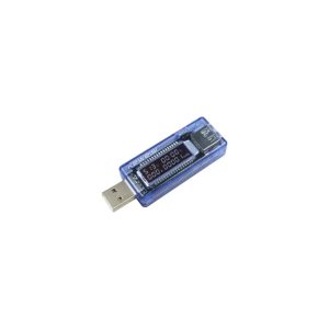 KWS-V20 LED Ekranlı USB Voltmetre Ampermetre USB Sarj ve Kapasite Cihazı - (4-20V, 0-3A, 0-99H, 0-99999MAH)